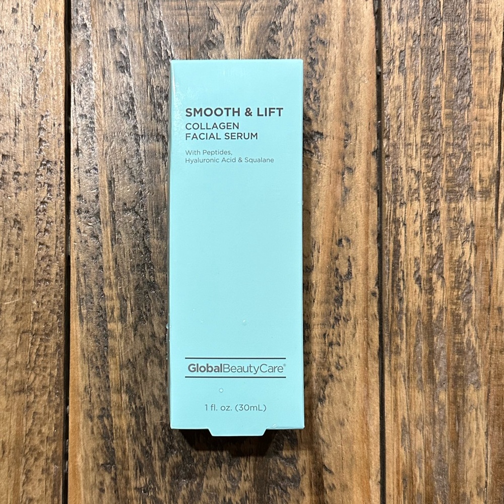Global Beauty Care Smooth & Lift Collagen Facial Serum 1 Fl oz New